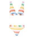 Bralette Bikini With Dégradé Zigzag Pattern