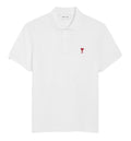 Cotton Red Ami De Coeur Polo Shirt
