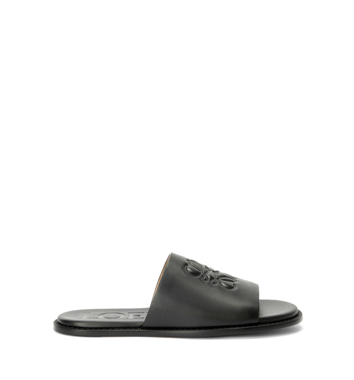 Flex Anagram slide in soft calfskin