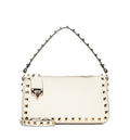 Small Rockstud Grained Calfskin Shoulder Bag