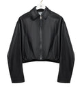 Draped Jacket In Nappa Lambskin