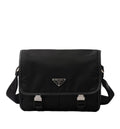 Re-Nylon And Saffiano Leather Shoulder Bag