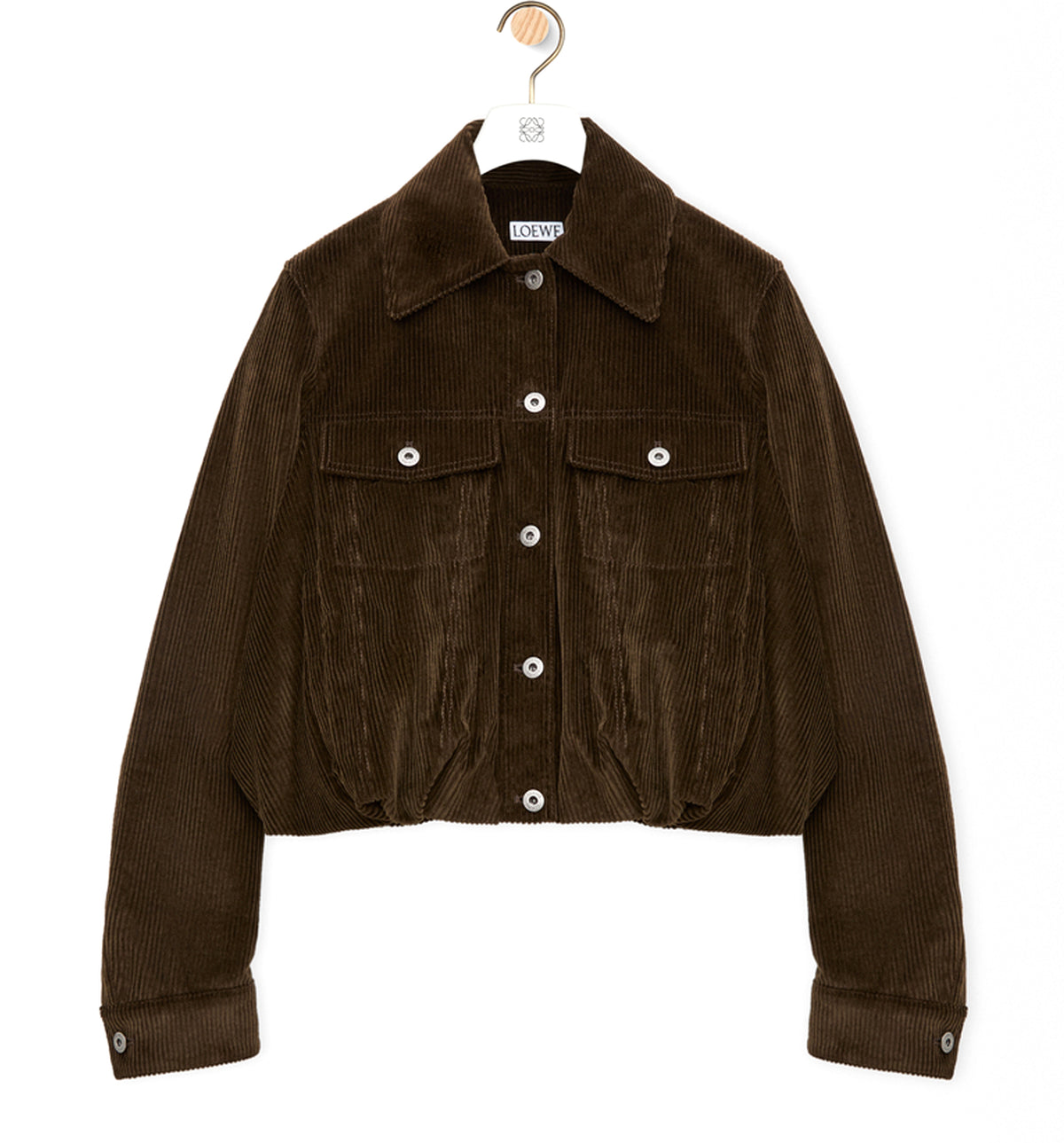 Jacket in cotton corduroy