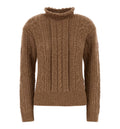 Cable-Knit Long-Sleeved Jumper