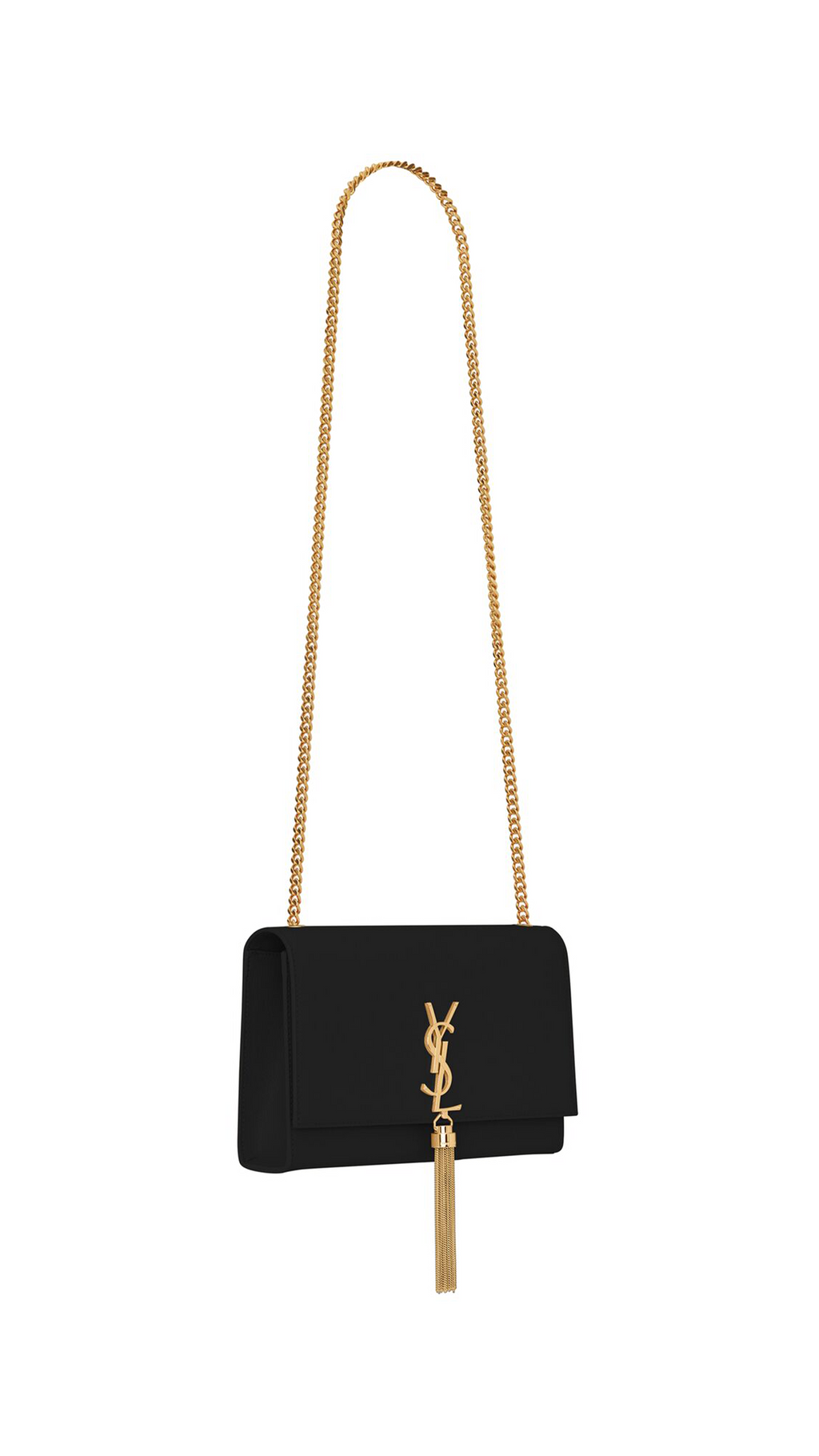 Kate Medium Tassel Bag in Grain de Poudre Embossed Leather