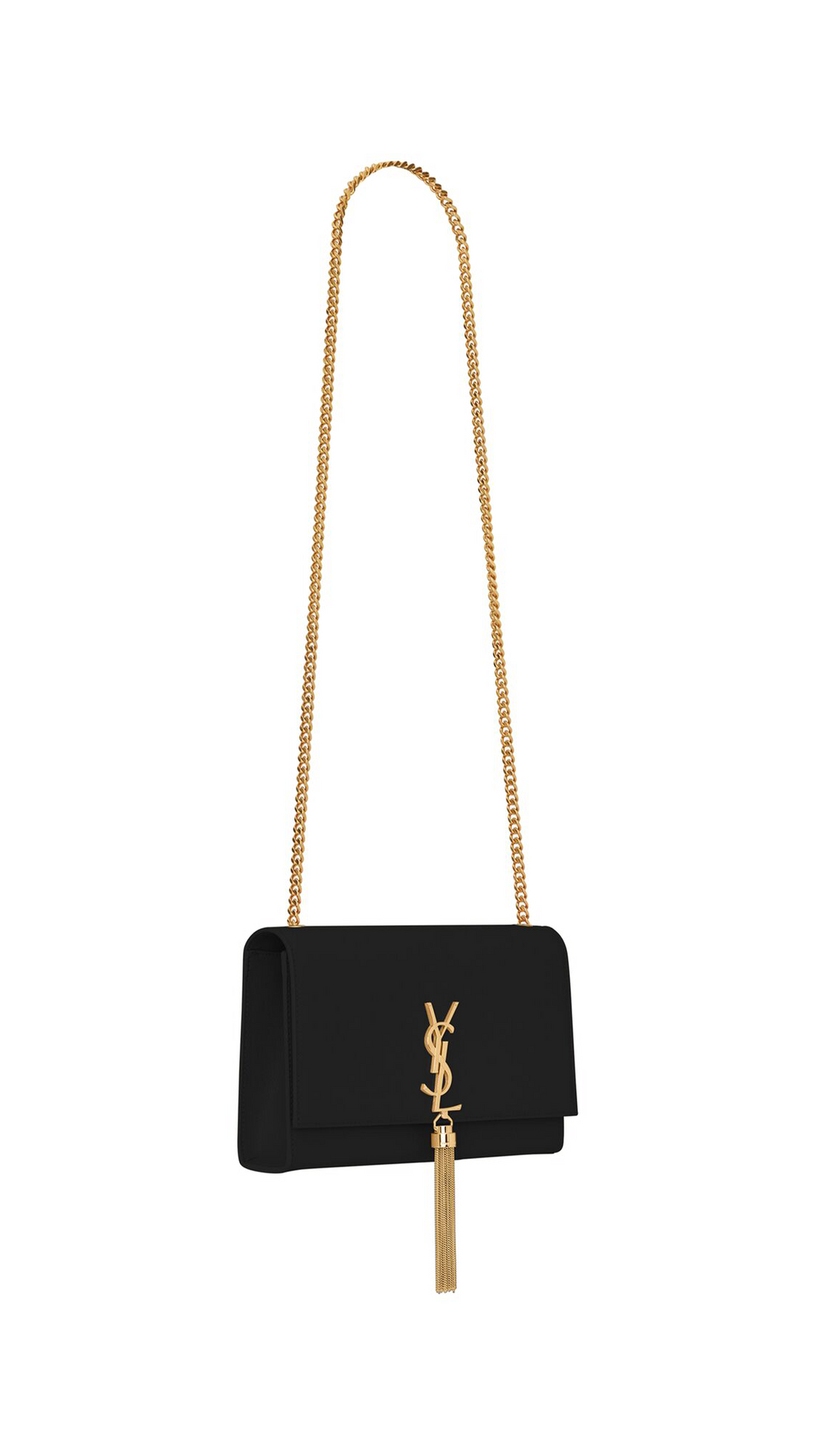 Kate Medium Tassel Bag in Grain de Poudre Embossed Leather