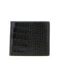 Crocodile-Pattern Bifold Wallet