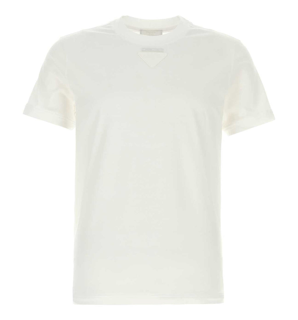 Cotton T-Shirt With Fabric Triangle