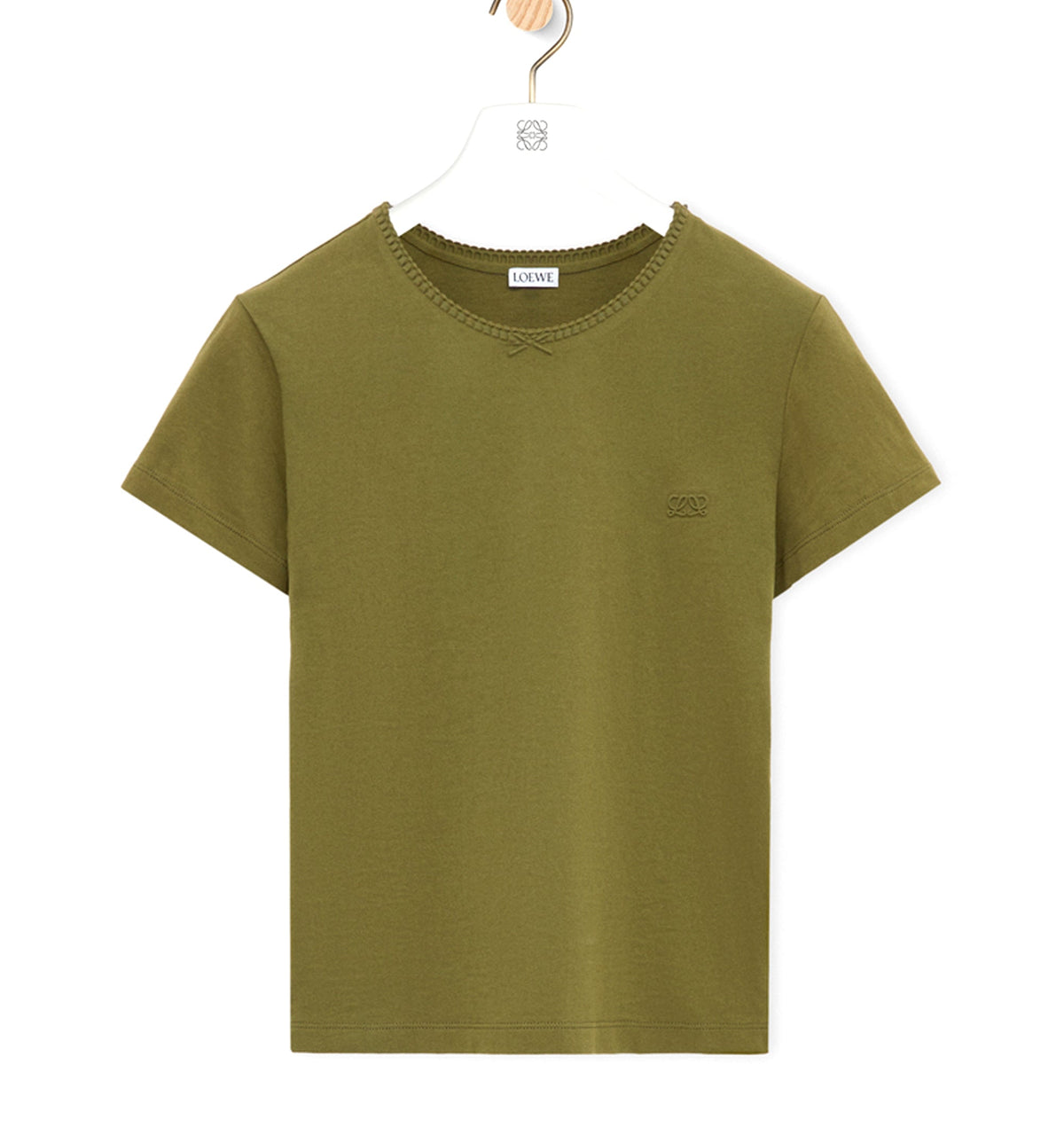 Small fit T-shirt in cotton