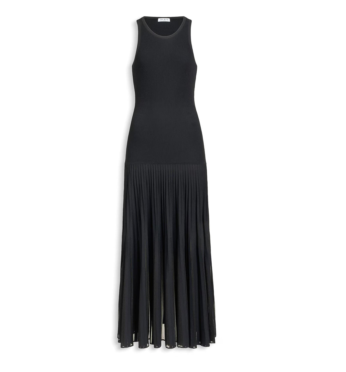 Pleated Sheer Dress