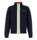 Navy Merino Track Jacket