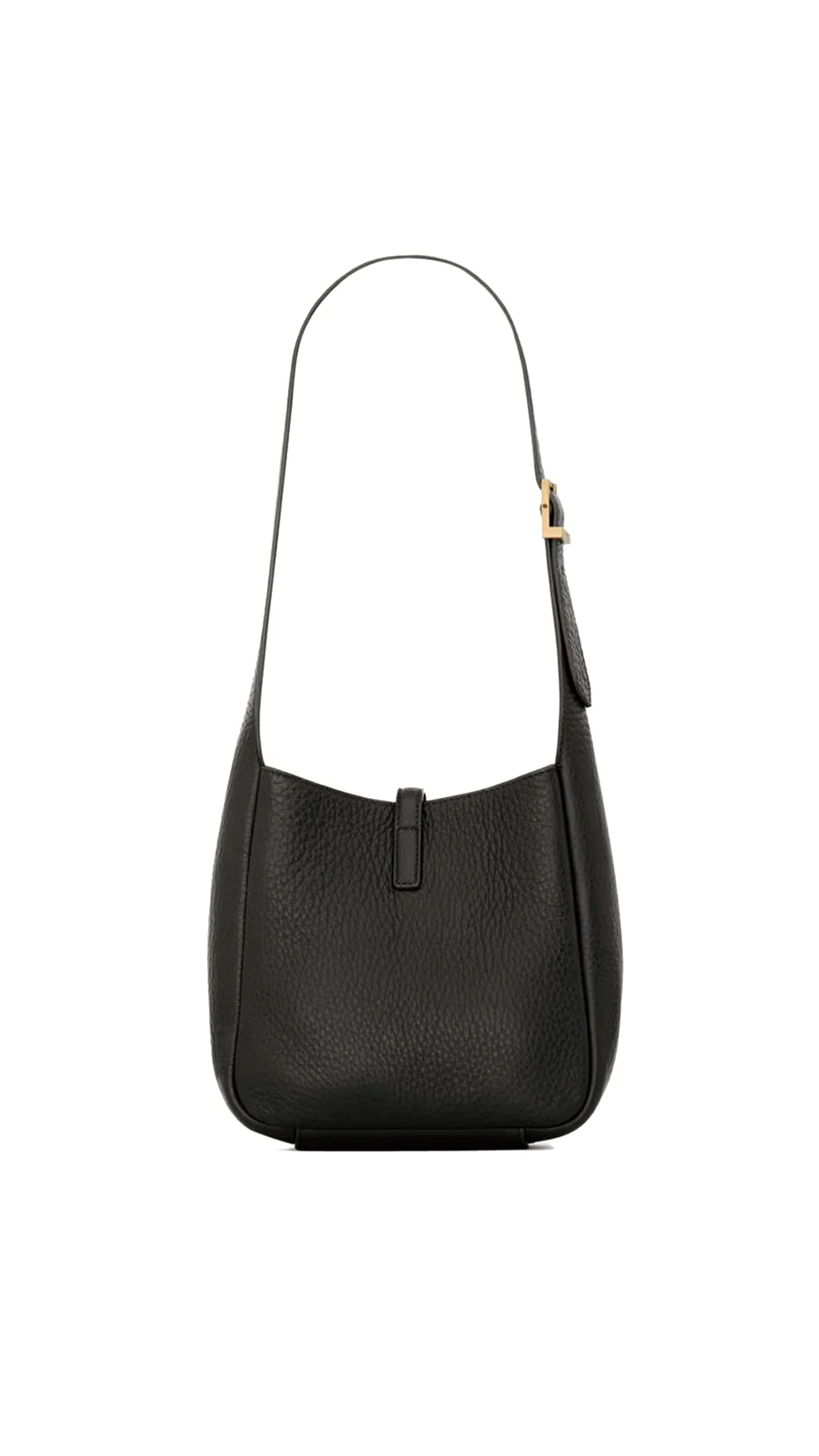 Le 5 à 7 Supple Baby in Grained Leather - Black