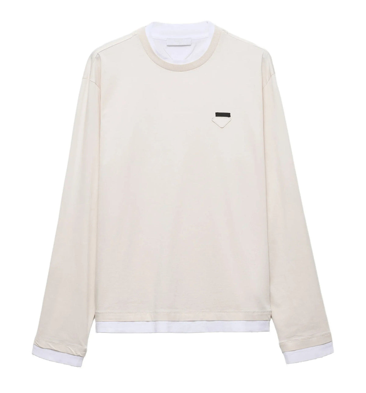 Long-sleeved cotton T-shirt