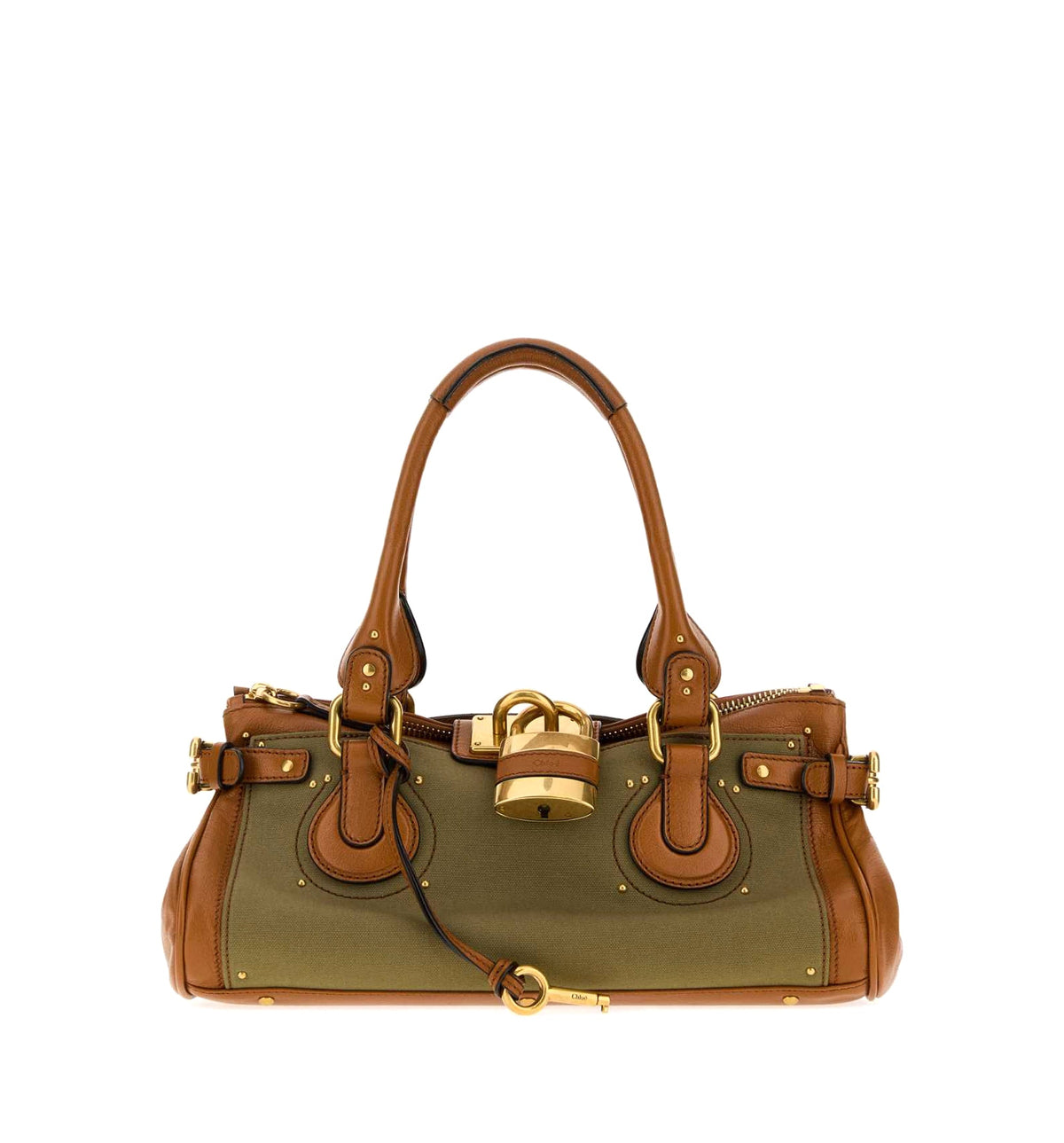 Chloé paddington canvas shoulder bag