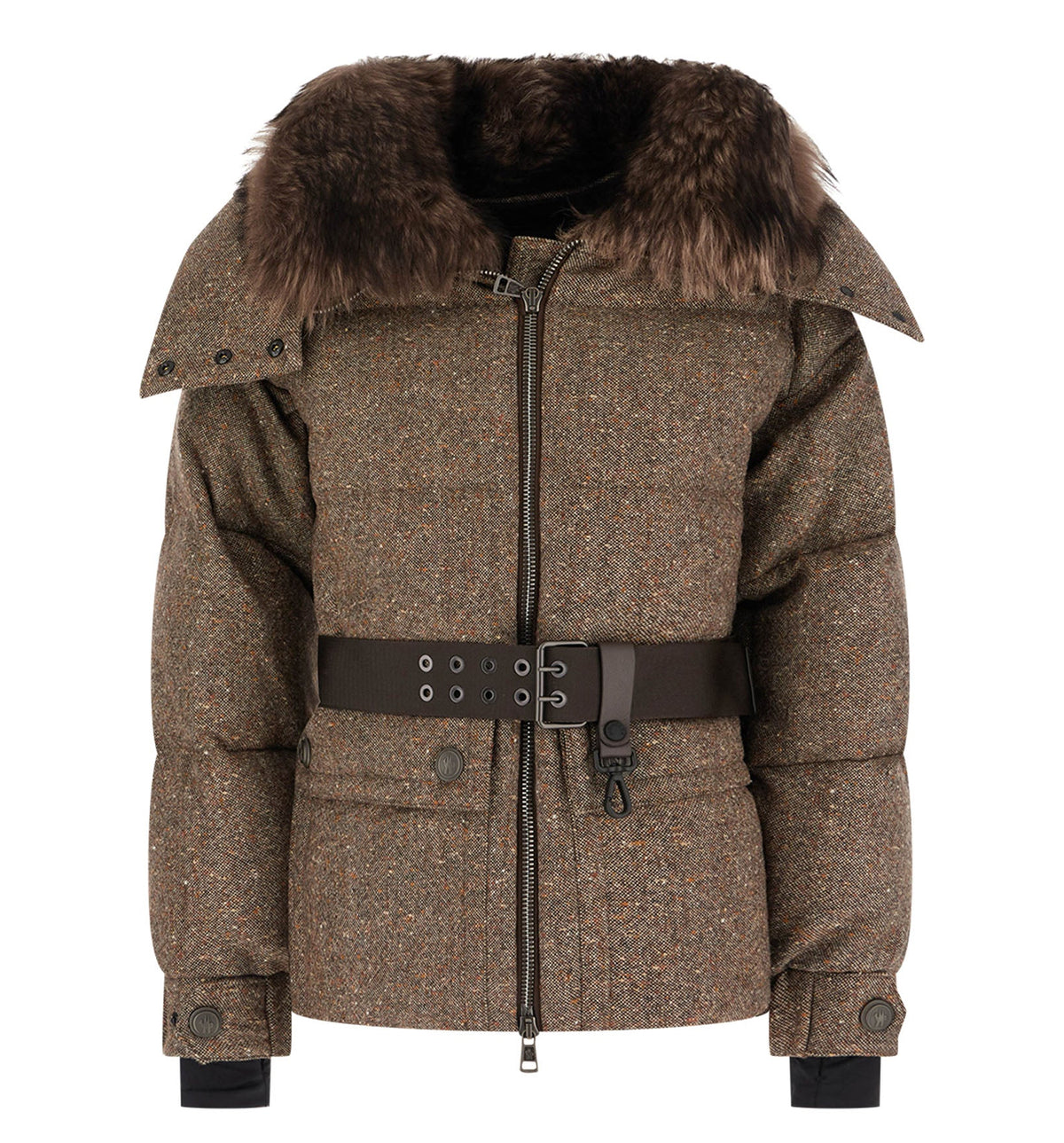 Tweed Down Jacket