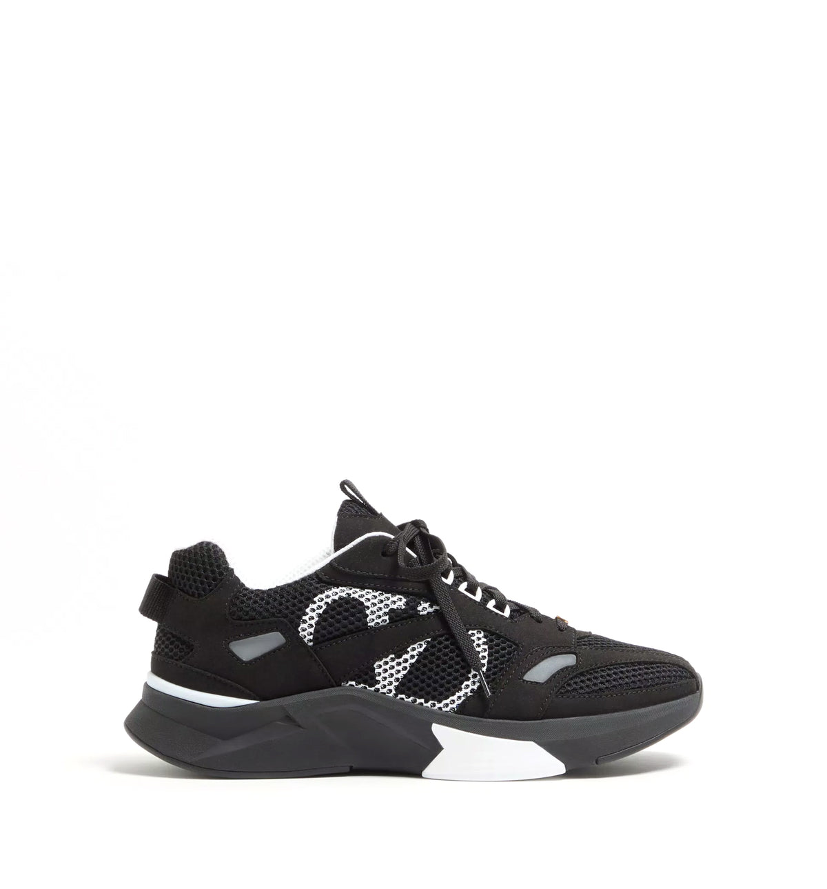 Demivee Sneaker In Mesh Fabric With Suede Inserts