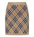 Embroidered Wool Blend Skirt