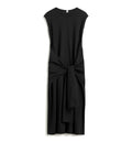 Tie-waist jersey dress