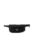 Re-Nylon And Saffiano Leather Belt Bag