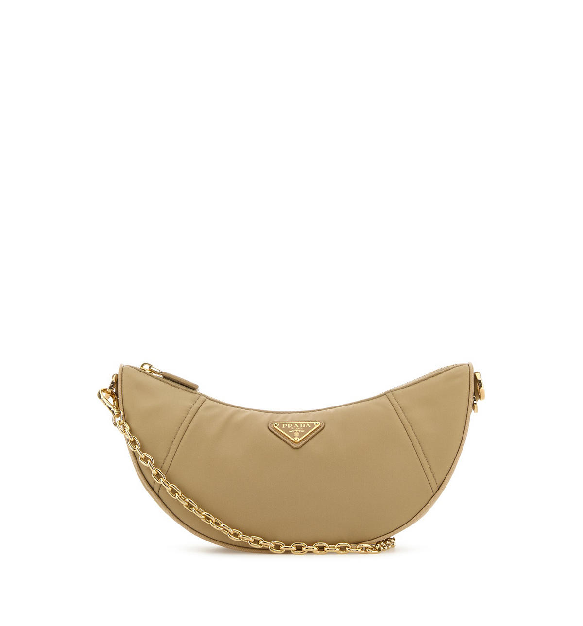 Re-Nylon Prada Demi-lune Shoulder Bag