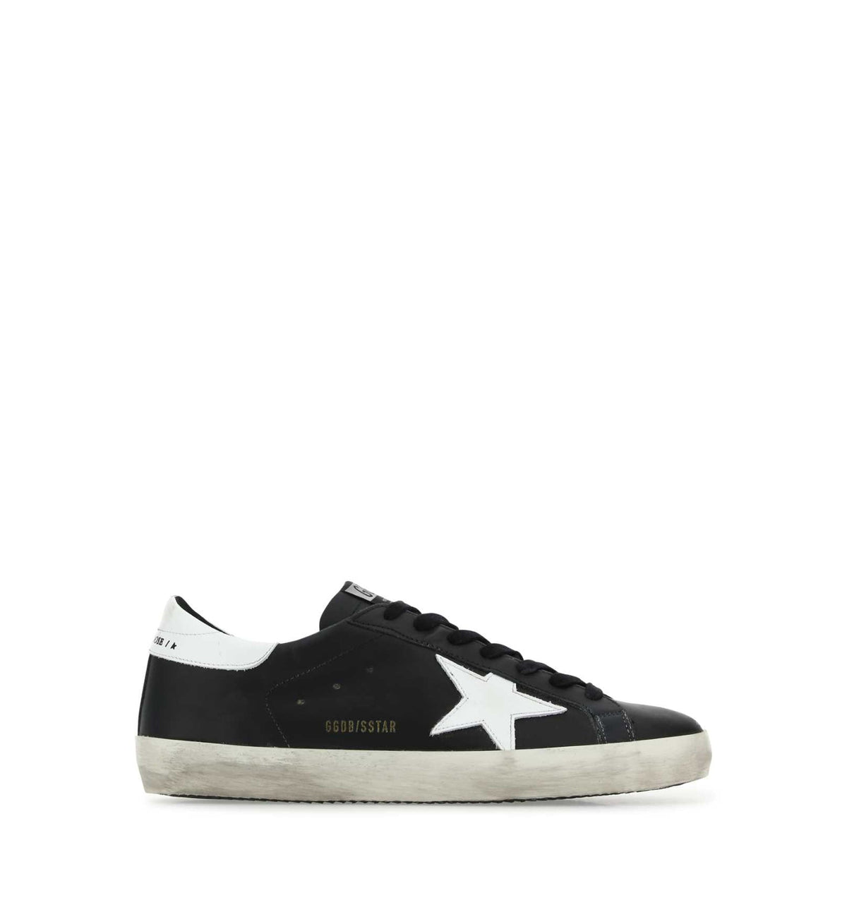 Super-Star Black Leather Sneakers