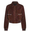 Suede Bomber Jacket