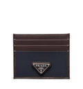 Prada Speedrock Re-Nylon and leather card holder