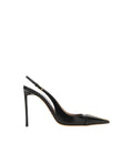 Black Leather Pumps