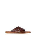 Leather slides