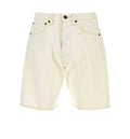 Logo Patch Old Denim Bermudas