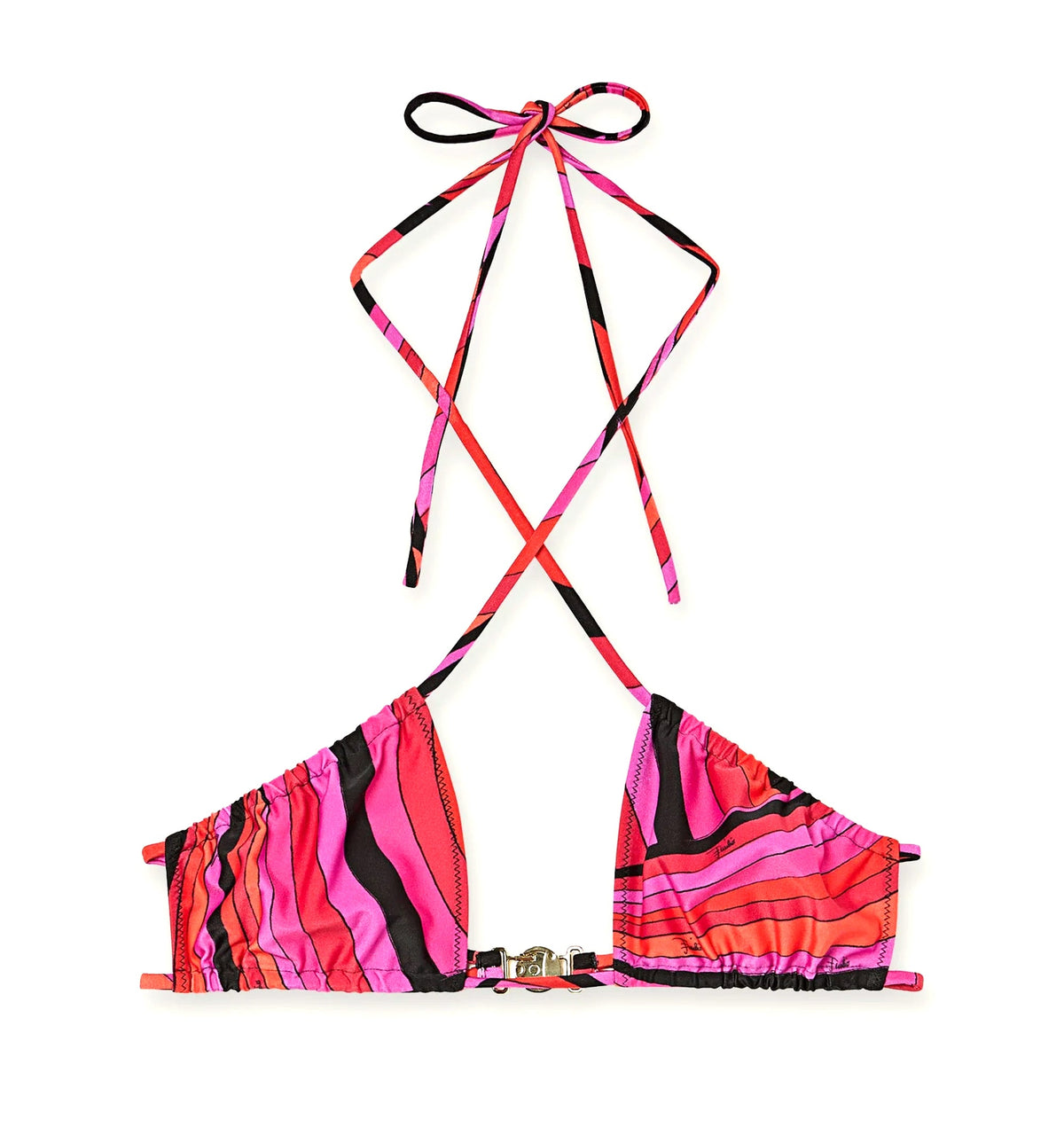Iride Print Bikini Top