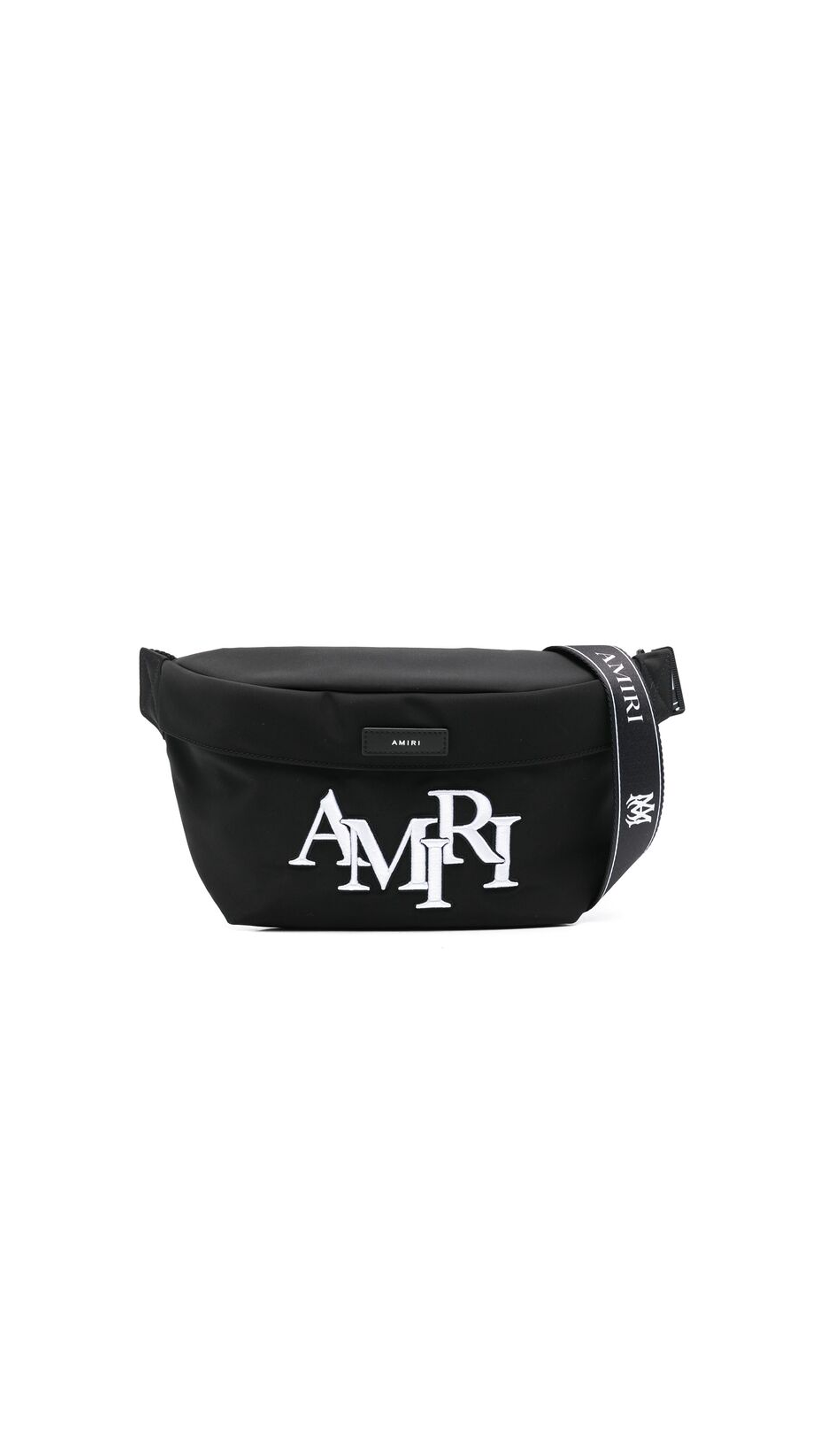 Staggered Belt Bag - Black