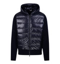 Hybrid Padded Front Wool Zip Jacket
