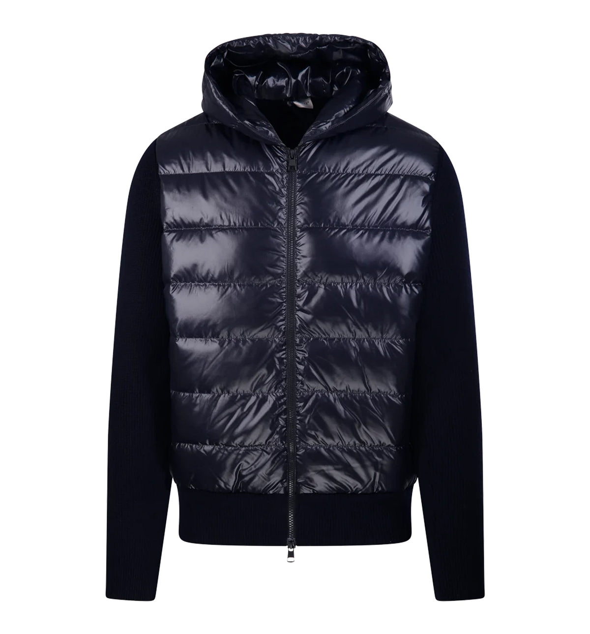 Hybrid Padded Front Wool Zip Jacket
