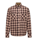 Check Cotton Blend Long Sleeve Shirt
