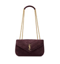 Loulou Small In Matelassé Suede