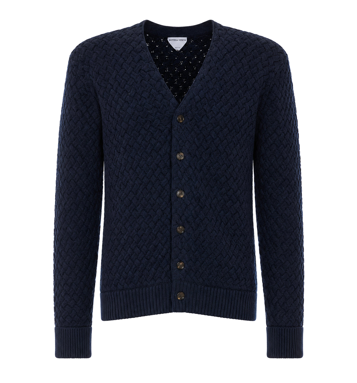 Intrecciato Wool Cardigan
