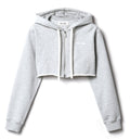 Cropped hoodie jacket