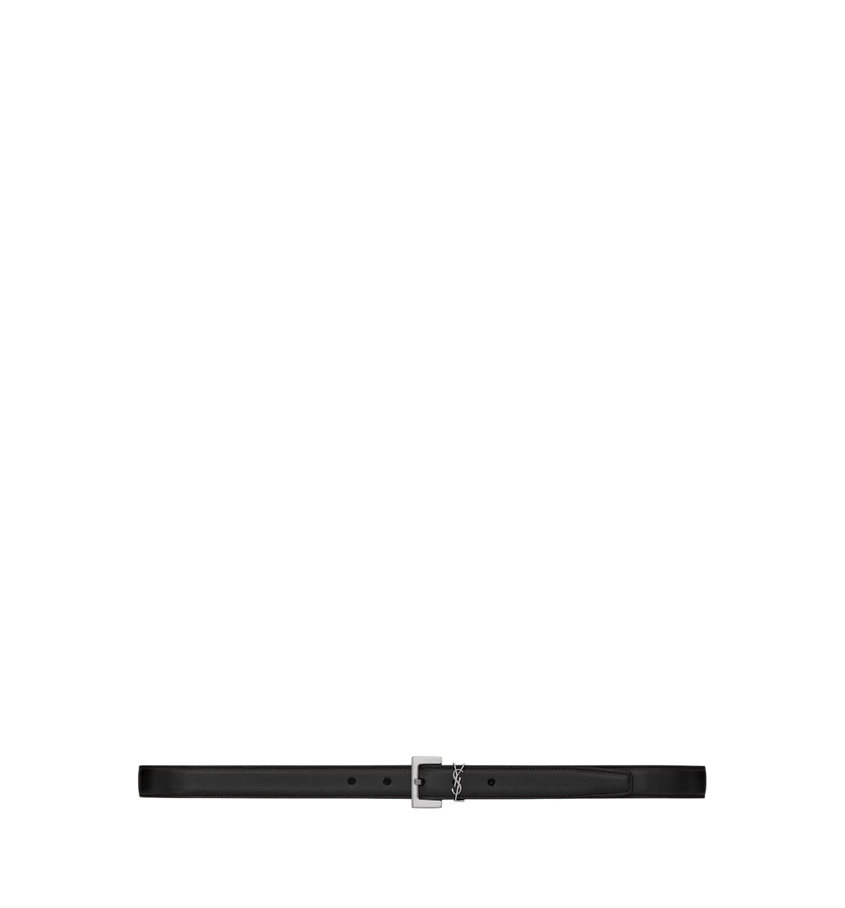 Cassandre Thin Belt In Smooth Leather