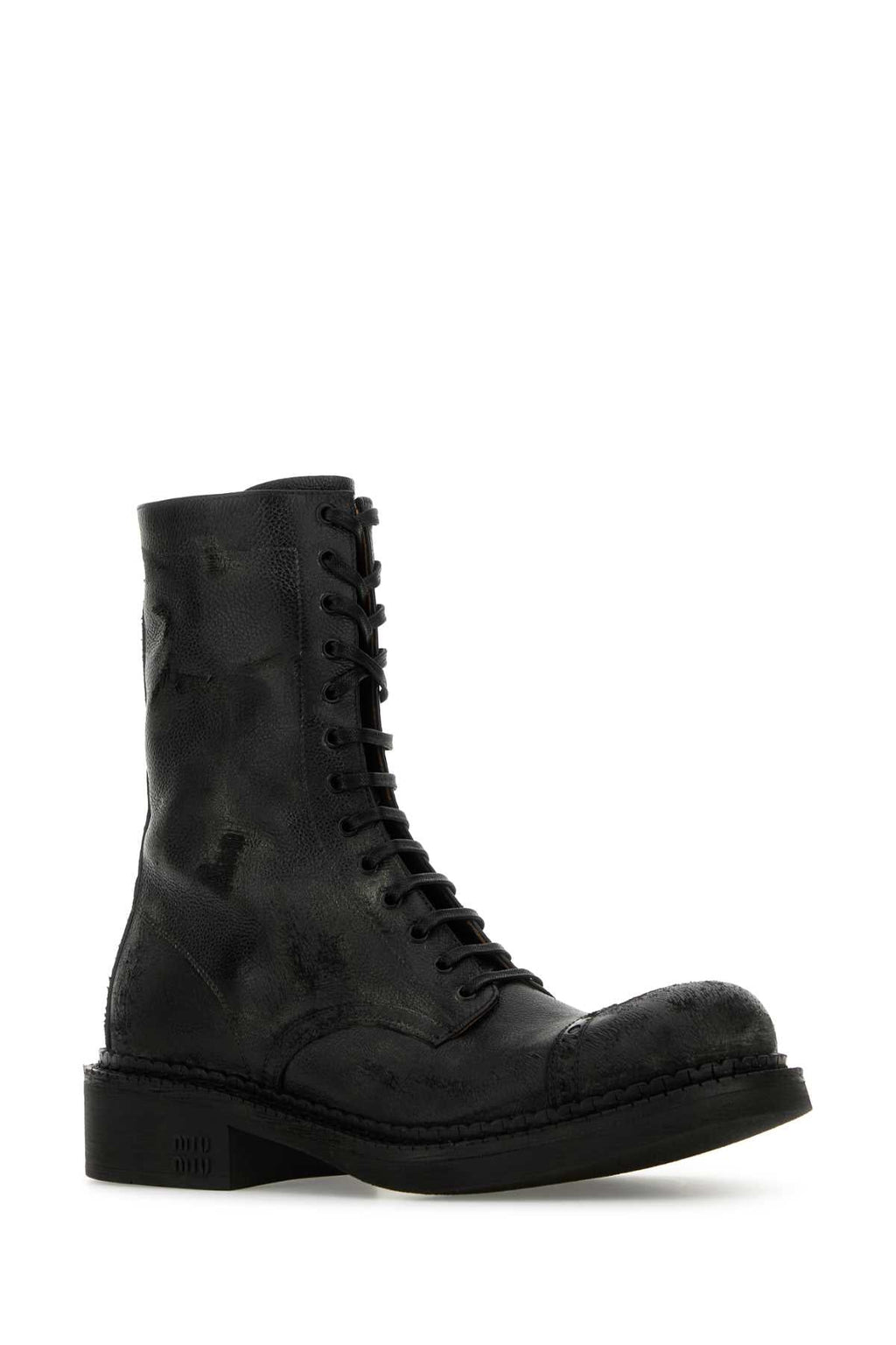 Leather Laced Boots