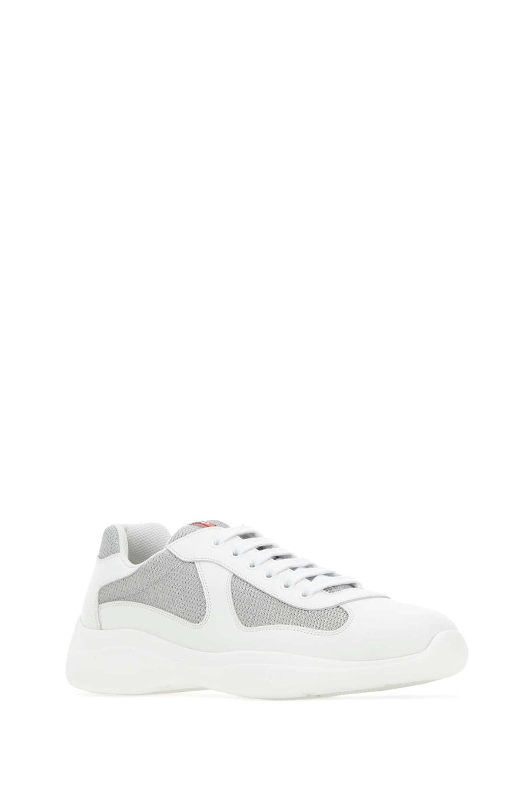 Patent Leather And Technical Fabric Prada America's Cup Sneakers