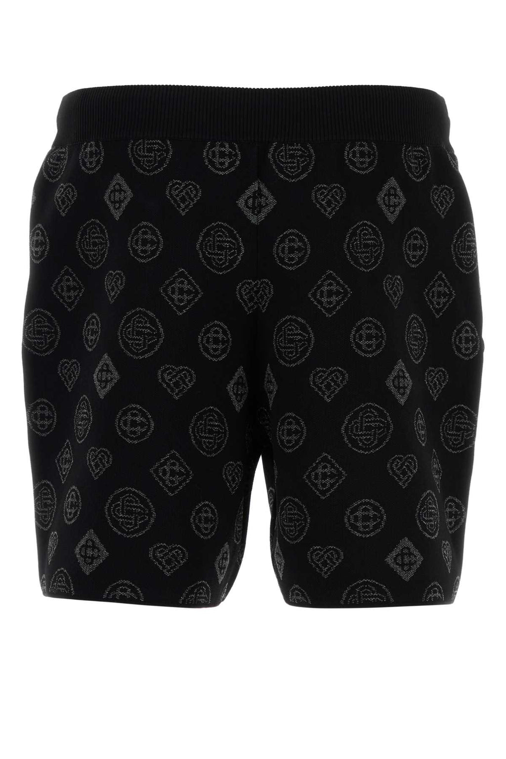 Embroidered Stretch Jacquard Bermuda Shorts
