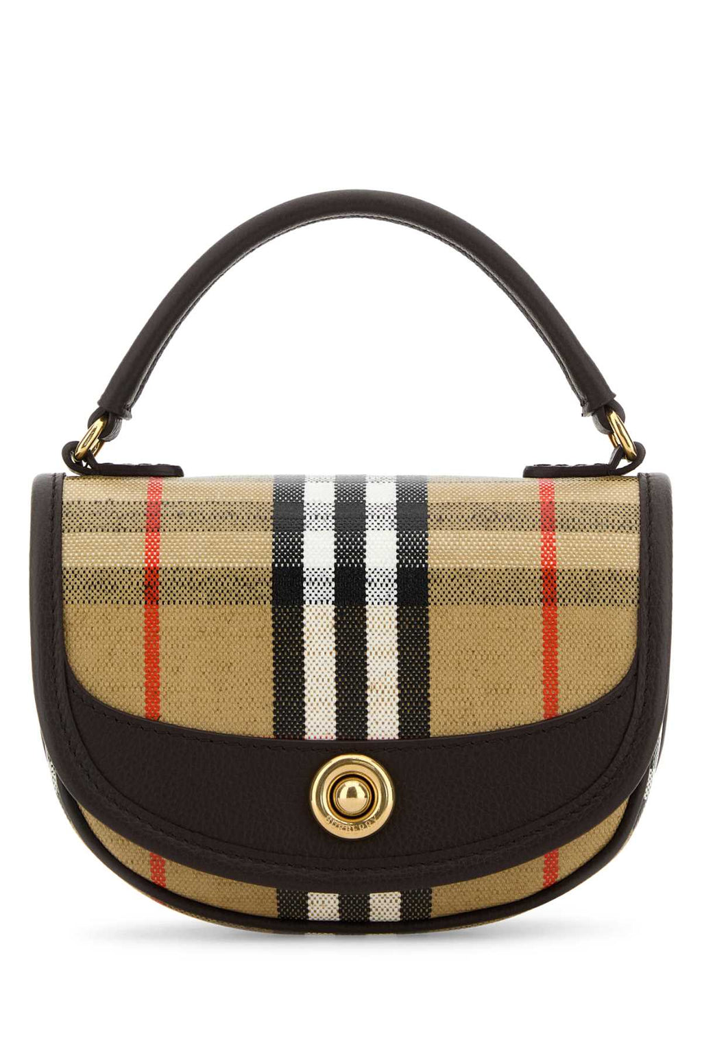 Printed canvas handbag