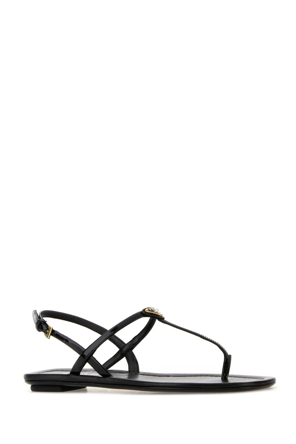 Patent Leather Thong Sandals