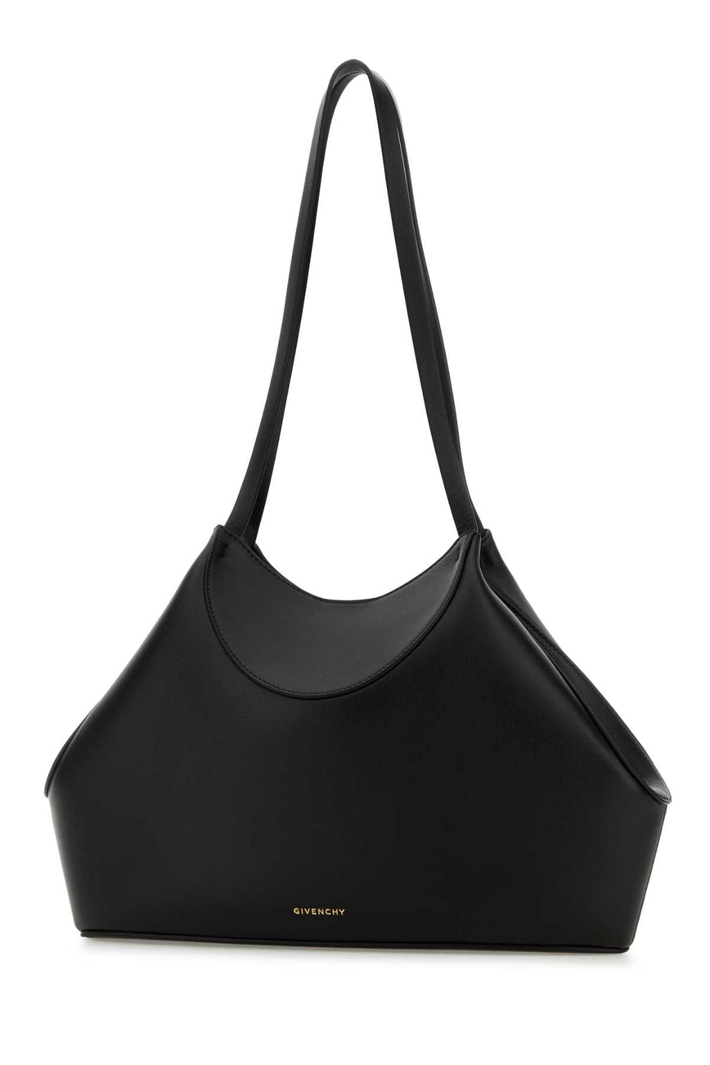 Small Facet Tote Bag In Grained Leather