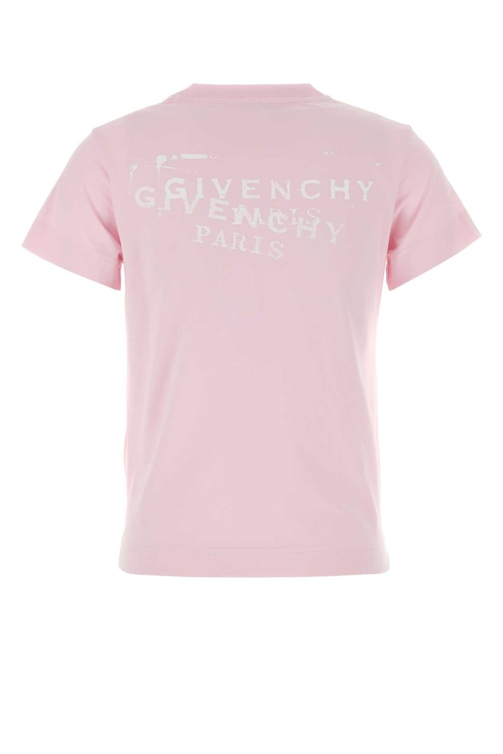 T-Shirt in Cotton With Givenchy Stamp Print