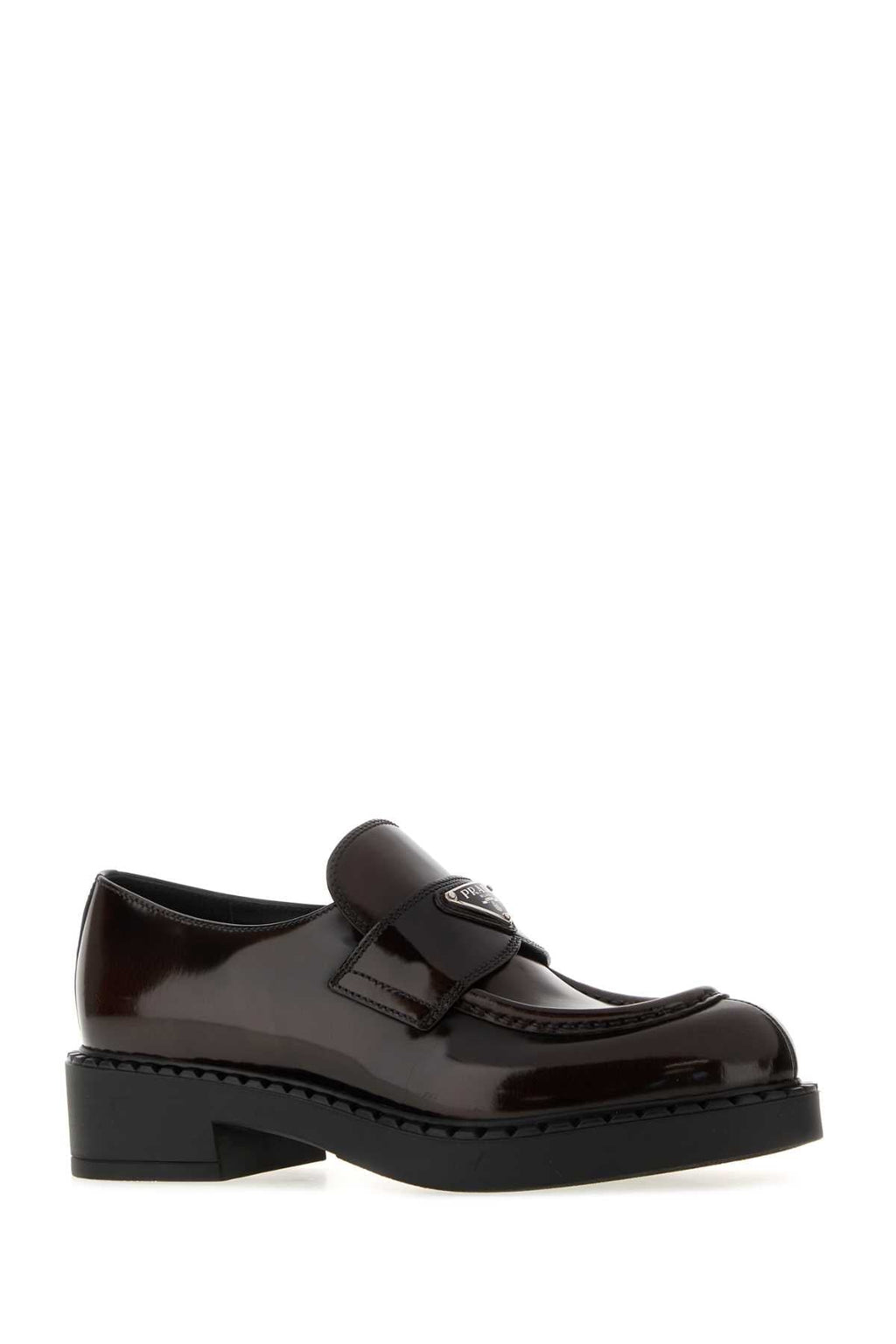 Chocolate Brushed Leather Loafers