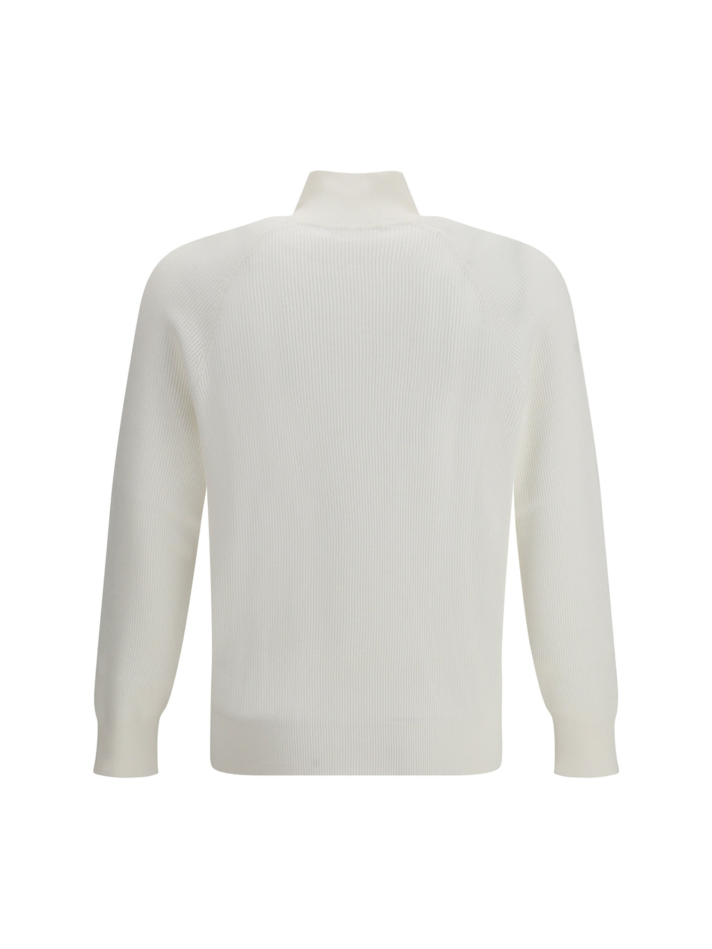 Cotton Sweater with a high neckline