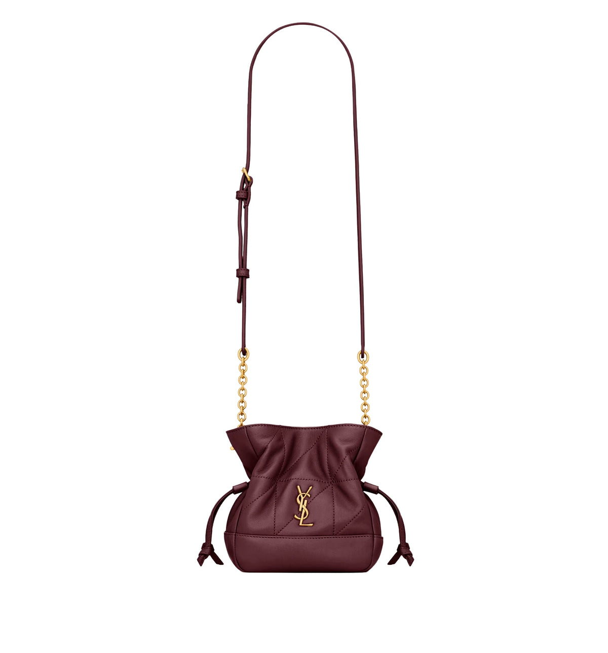JAMIE mini shoulder pouch in lambskin