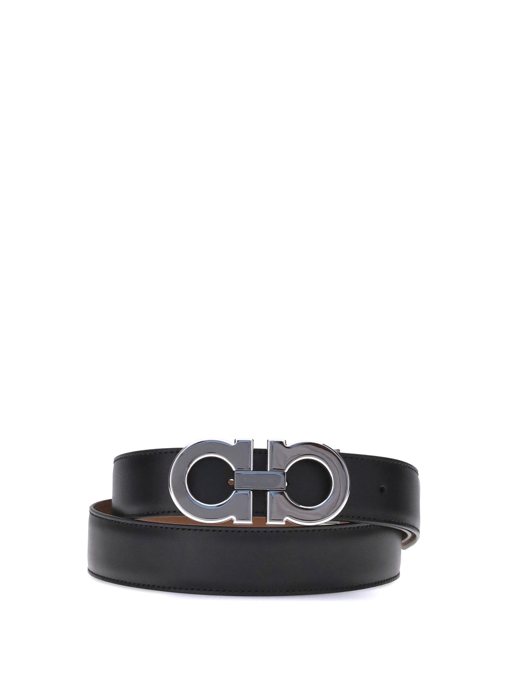 Reversible and adjustable Gancini belt
